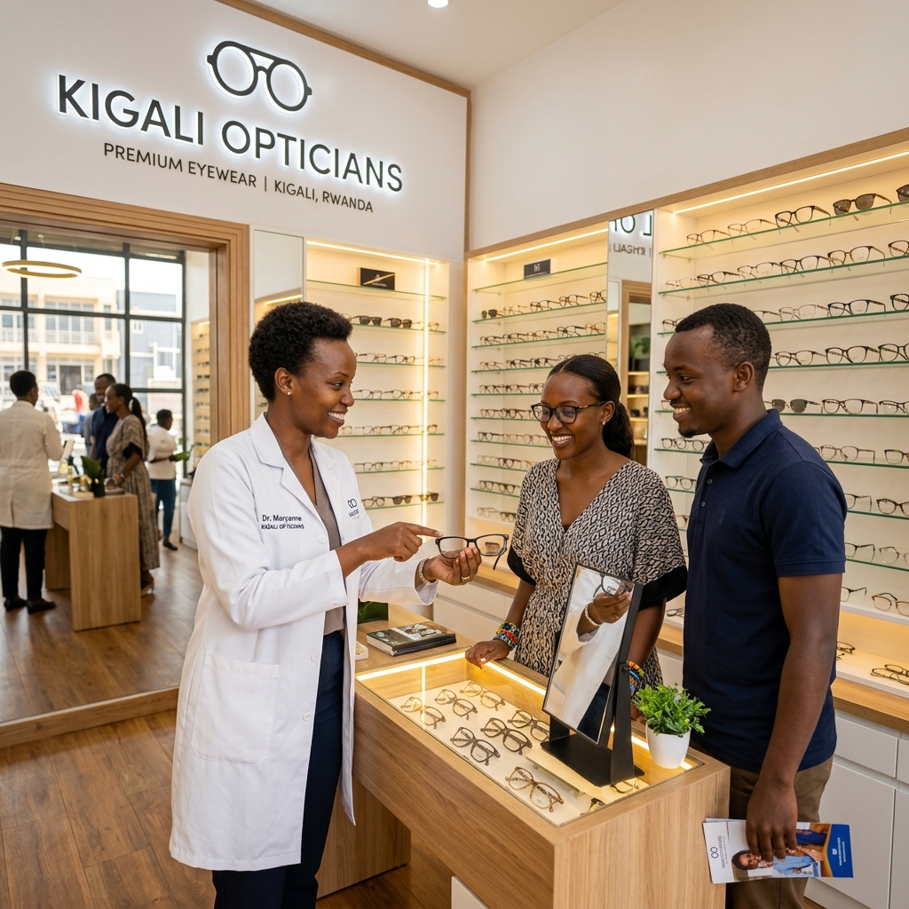 Eye Vision Rwanda Store Interior