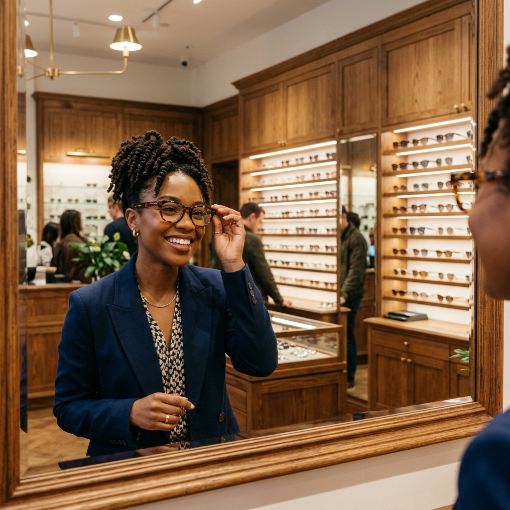 Prism Light Patterns and Elegant Eyewear Lenses