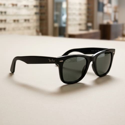 Lunettes de Soleil Wayfarer Bleues